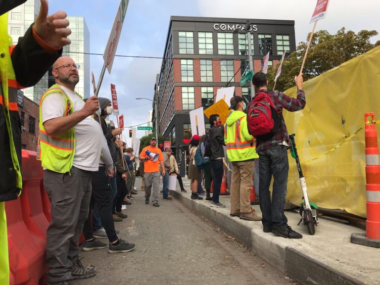 Speech: Union Teacher Sends Solidarity to Striking Carpenters