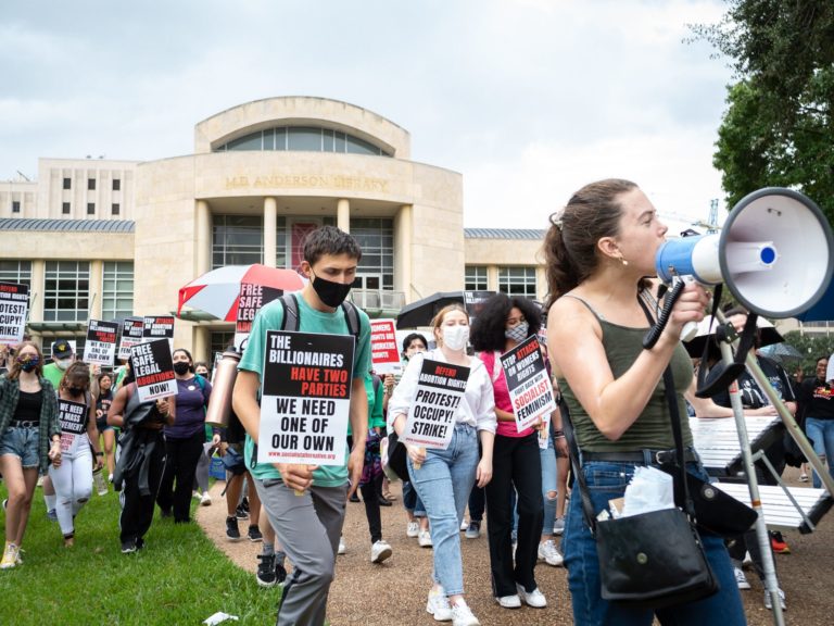 University of Houston Students Walk Out Against Texas Abortion Ban: All Out to Defend Reproductive Rights!