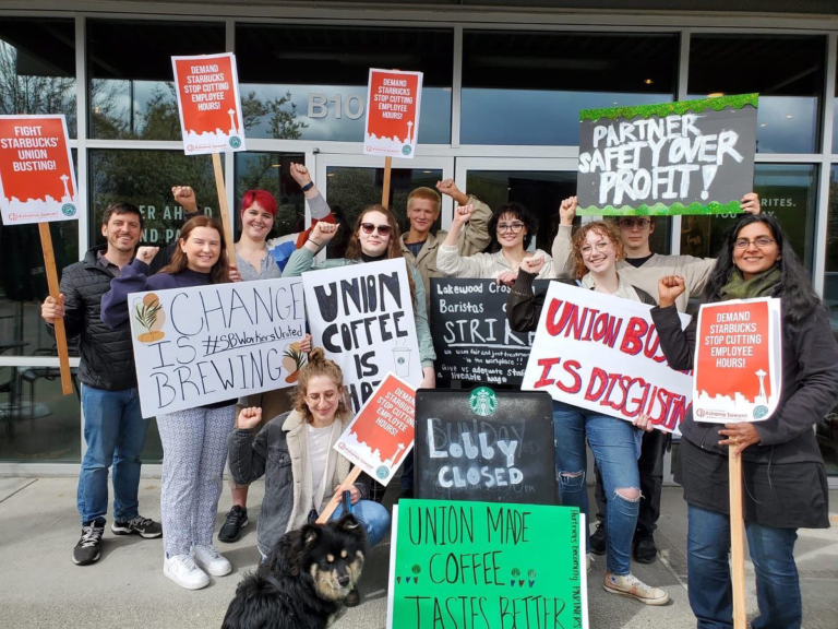 Strike Report! Marysville, WA Starbucks Workers Shut Down Store in Successful 3-Day Strike