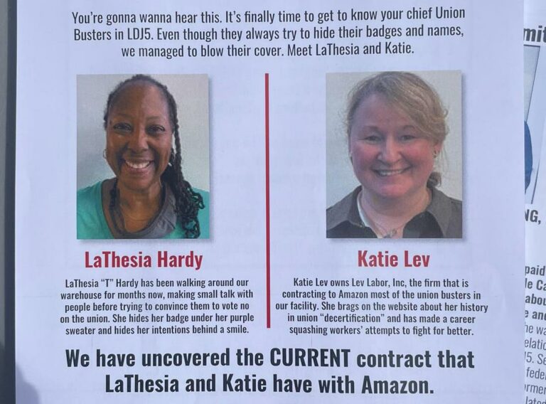 Right-Wing Tropes, Gaslighting, and High-Paid Spies: Amazon’s Union Busting at LDJ5