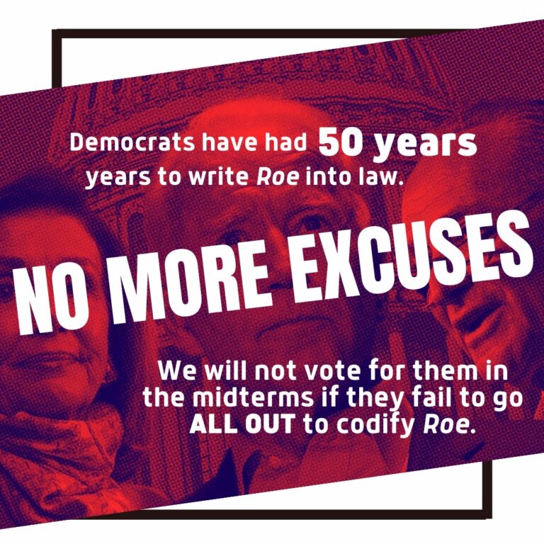 Democrats: NO MORE EXCUSES!