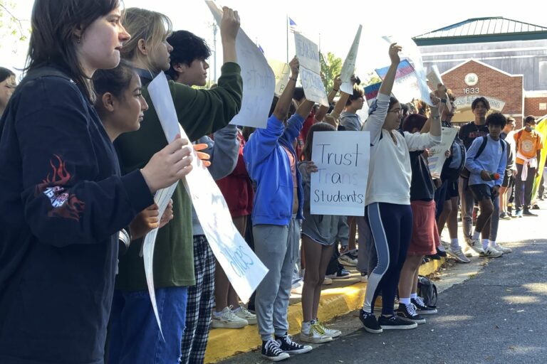 Virginia Students Walk Out Against New Anti-Trans School Policy