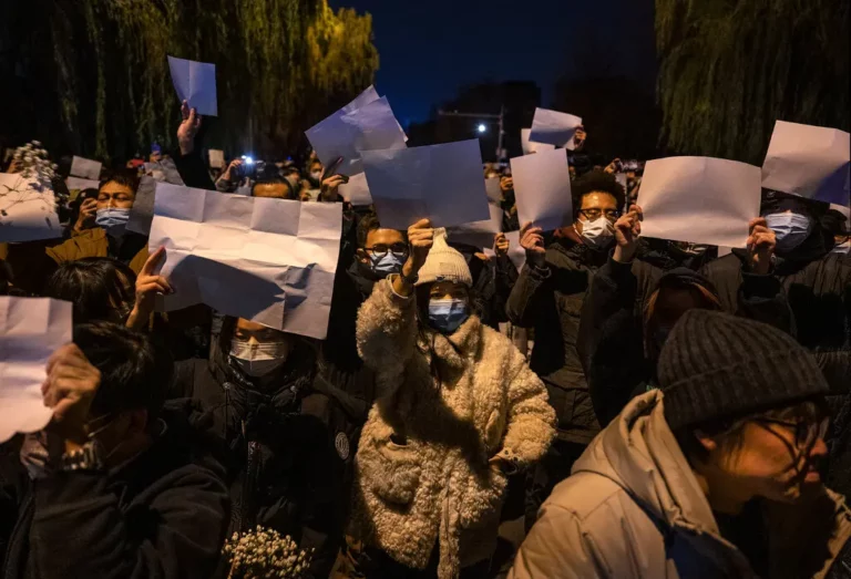 Protests (Mostly) Suppressed In China But Crucially, Continue Outside