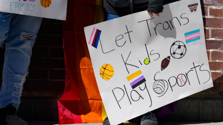 <strong>30% of LGBTQ People Live In A State With A Trans Sports Ban</strong>