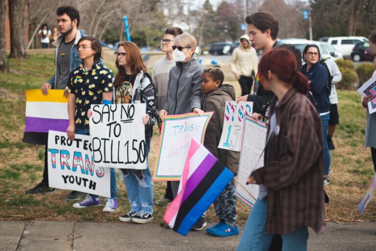 Pack The Halls: Students Organize To Fight Anti-Trans Bills